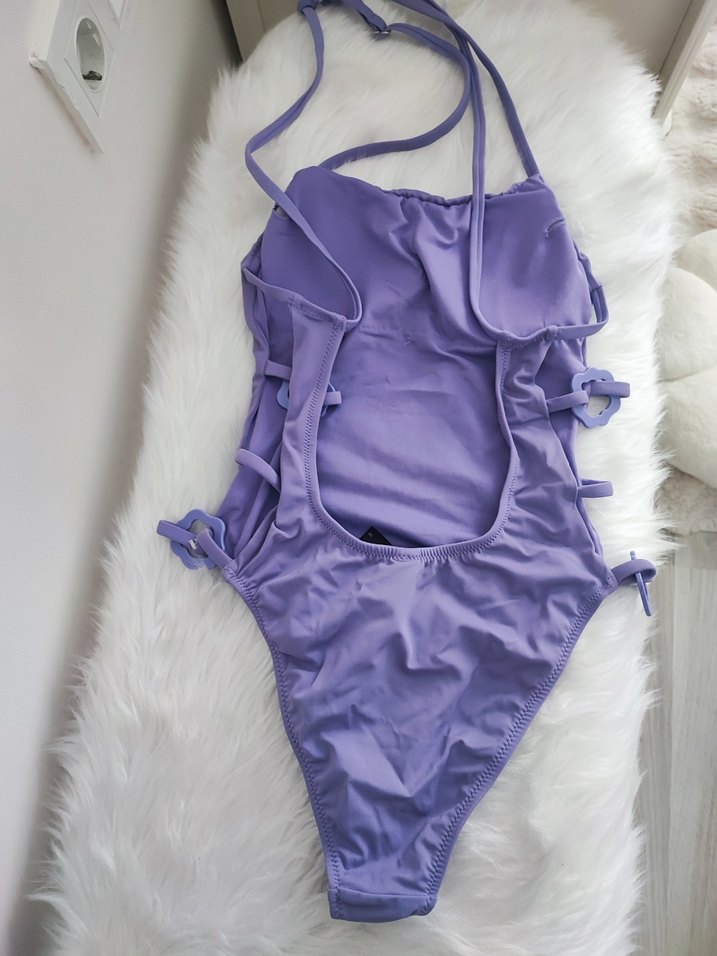 Mor Strappy Kadın Mayo - Görsel 3