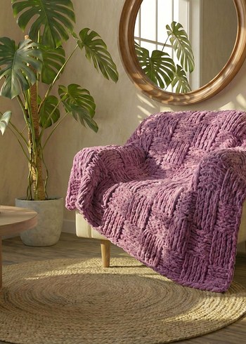 Mor Örgü Tv Battaniyesi - Görsel 3