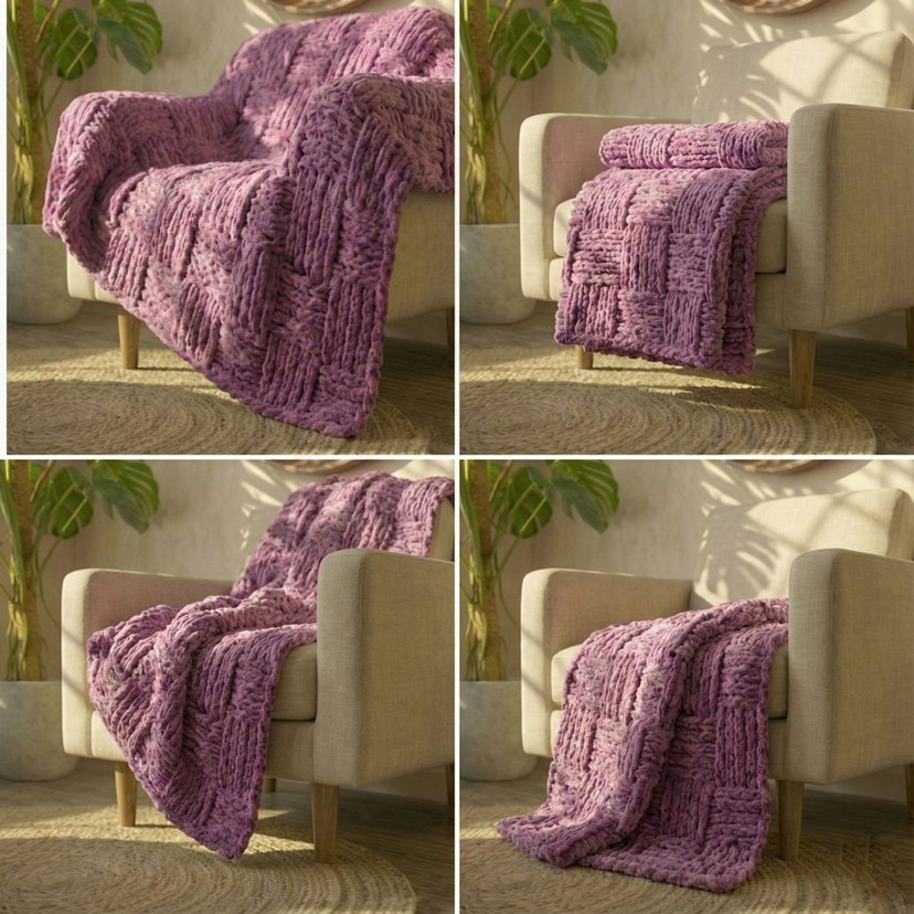 Mor Örgü Tv Battaniyesi - Görsel 2