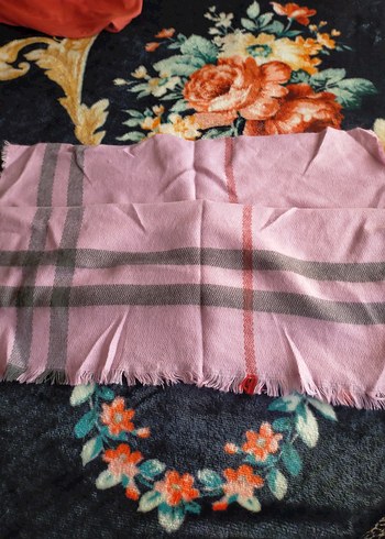 Pembe Kadın Fular - kışlık, Bohem Stil