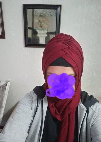 Beden Bordo Kadın hazır şal