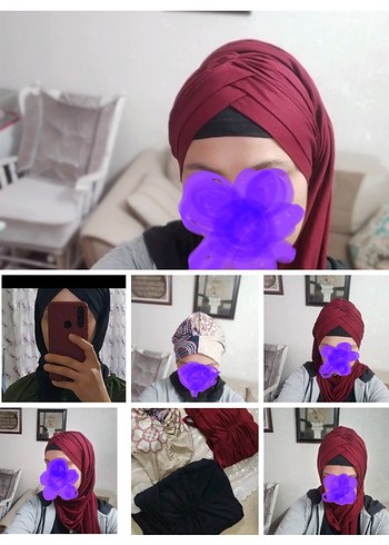  Beden Bordo Kadın Drapeli Bohem hazır şal 3 adet ürün fiyatı