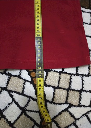 Bordo Uzun Kollu Polo Tişört - Görsel 5