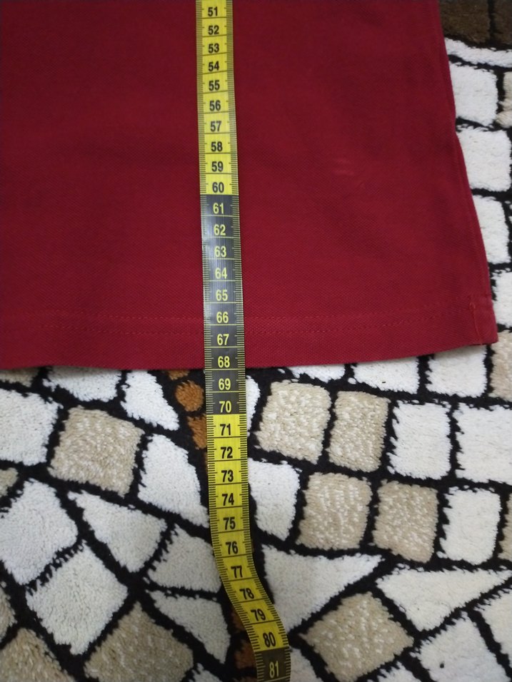 Bordo Uzun Kollu Polo Tişört - Görsel 5