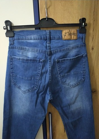Mavi erkek Denim Pantolon - Günlük Şıklık - Görsel 3