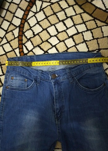 Mavi erkek Denim Pantolon - Günlük Şıklık - Görsel 6