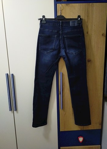 Lacivert Erkek Denim Pantolon - Görsel 2