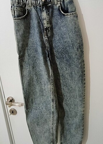 Beli Lastikli Mom Jean