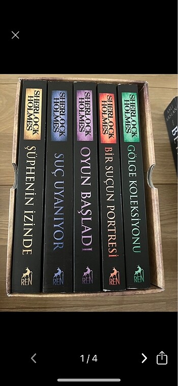 Sherlock Holmes 5li kitap seti
