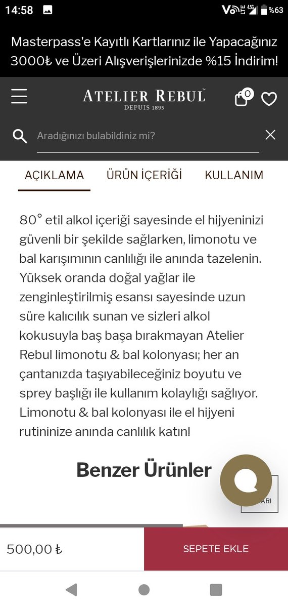 Limonotu & Bal Kadın Kolonyası 80 ml - Görsel 2