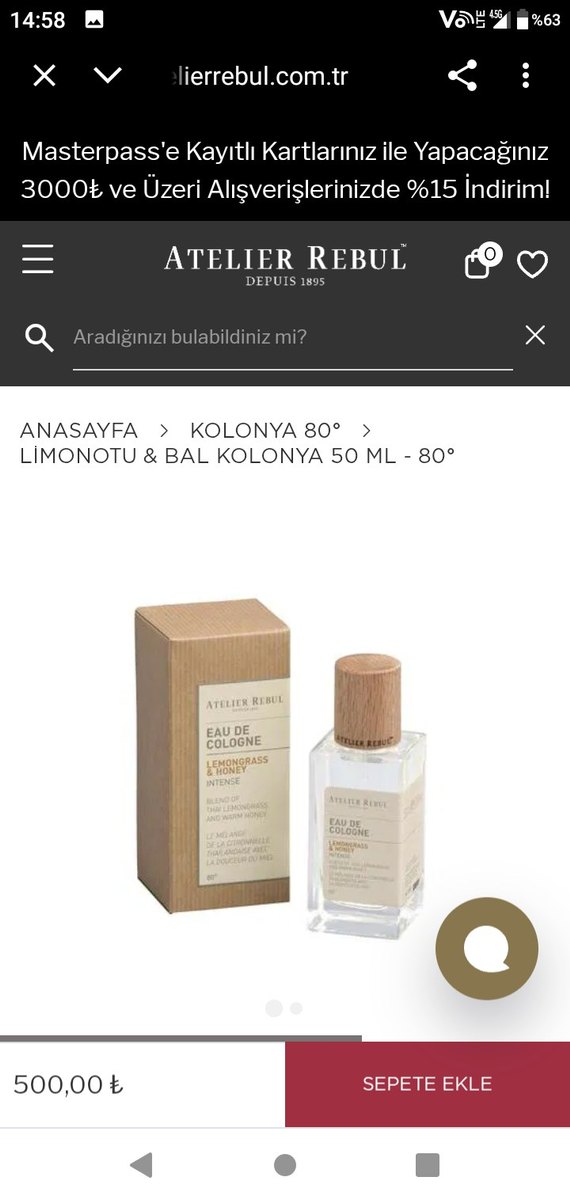 Limonotu & Bal Kadın Kolonyası 80 ml - Görsel 3