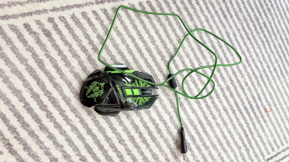 Renkli Kablolu Oyuncu Mouse - Görsel 2