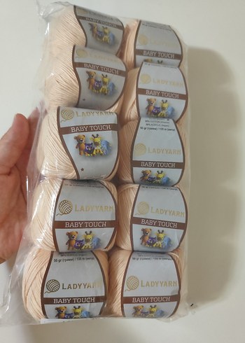 Ladyarn Baby Touch 10 lu Paket