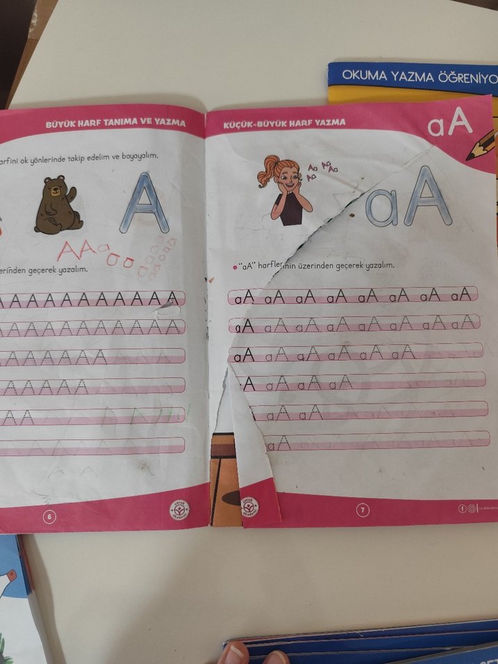 Dik Temel Harflerle Okuma Yazma Öğreniyorum Eğitim ÇOCUK AKADEMİ - Görsel 4