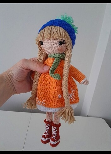 Beden Amigurumi kış bebek