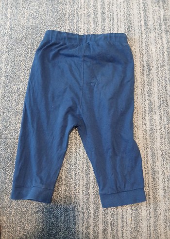 6 Yaş Beden Erkek Çocuk Mavi Elastik Bel Denim Şort