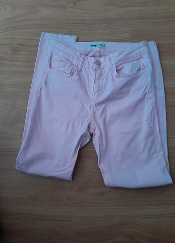 s Beden pembe Renk Koton pantolon