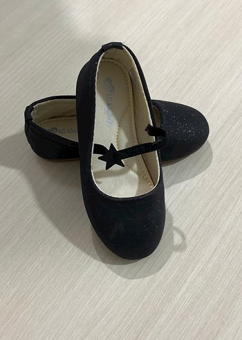 Kız Çocuk Siyah Tokalı Bale Ayakkabısı - Görsel 3