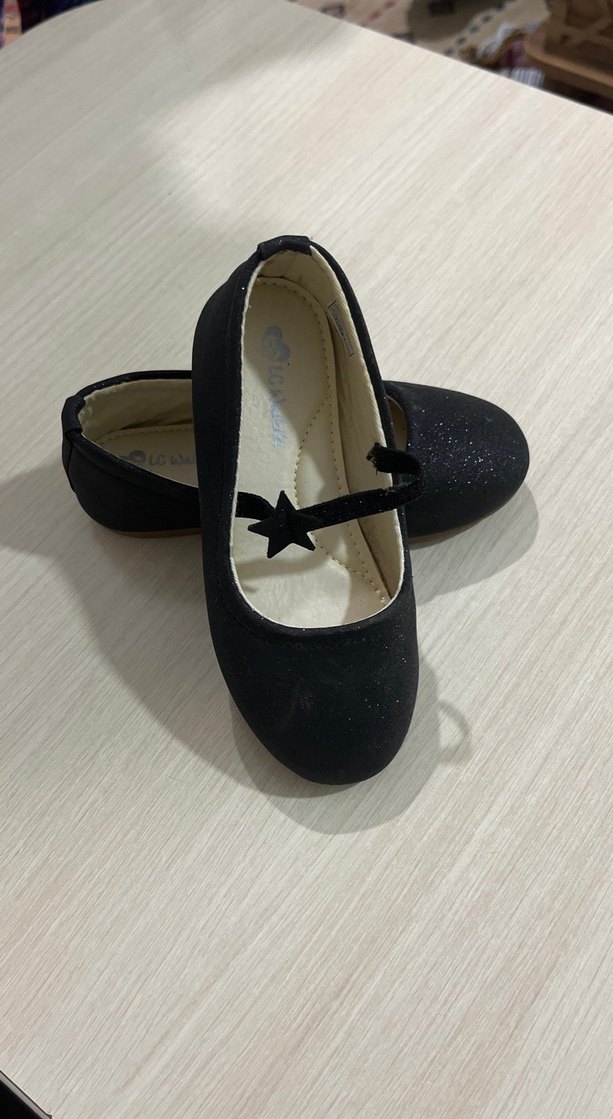 Kız Çocuk Siyah Tokalı Bale Ayakkabısı - Görsel 3