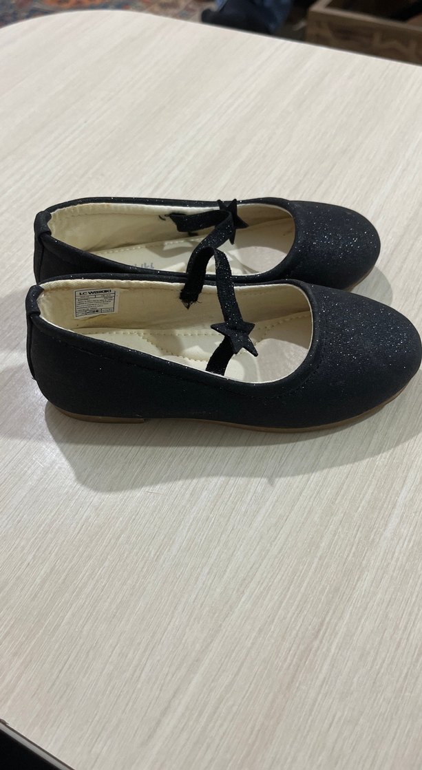 Kız Çocuk Siyah Tokalı Bale Ayakkabısı - Görsel 2