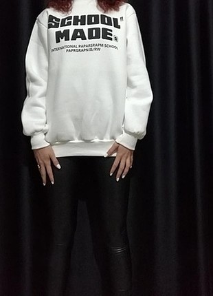 Zara Oversize boğazlı sweatshirt