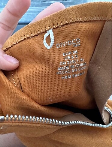 36 Beden camel Renk H&M bot