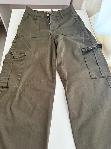Kargo koyu yesil pantolon