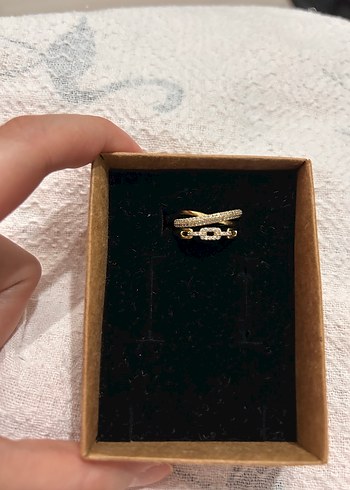 Accessorize Altın Boncuklu Kadın Yüzük-14k-xp