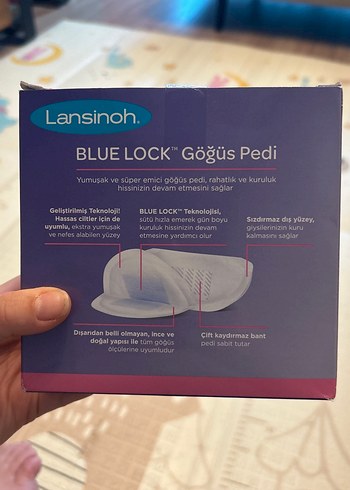 Lansinoh Mavi Göğüs Pedi 36'lı - Görsel 3