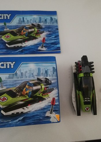 Yeşil Lego City 60114 Hızlı Tekne Seti