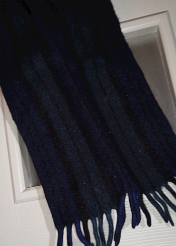 Erkek Siyah Midi Goth Atkı - Görsel 2