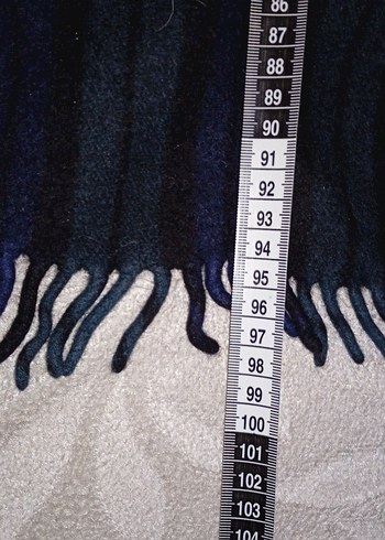 Erkek Siyah Midi Goth Atkı - Görsel 3