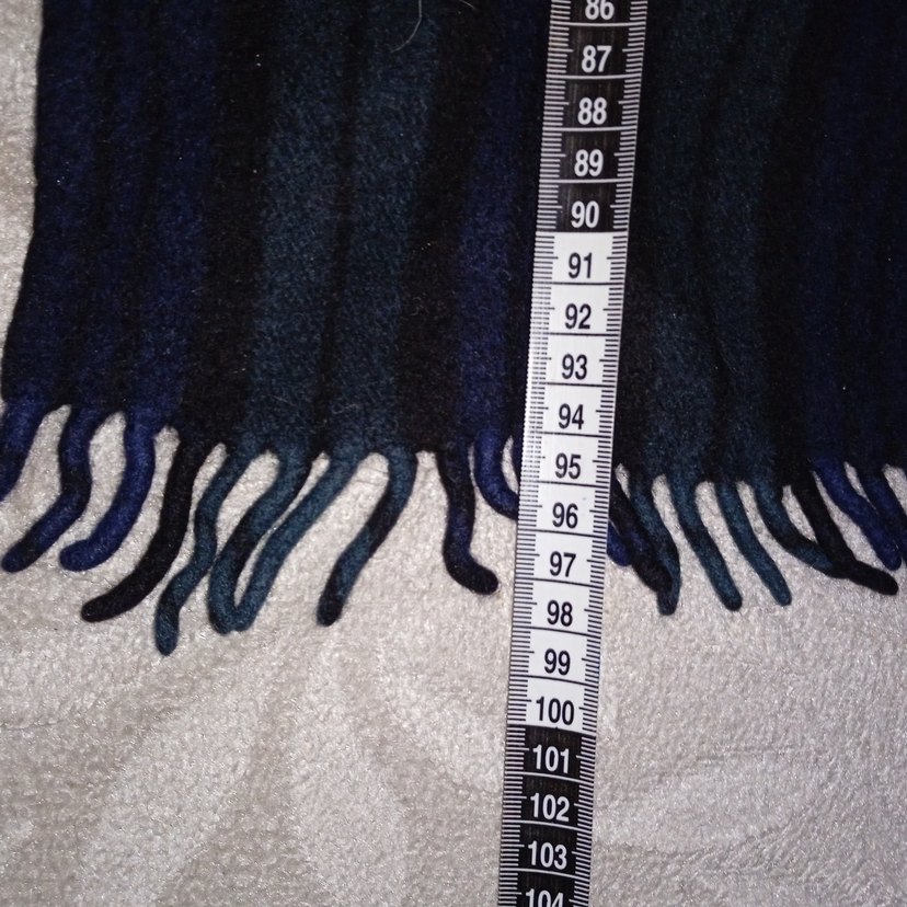 Erkek Siyah Midi Goth Atkı - Görsel 3