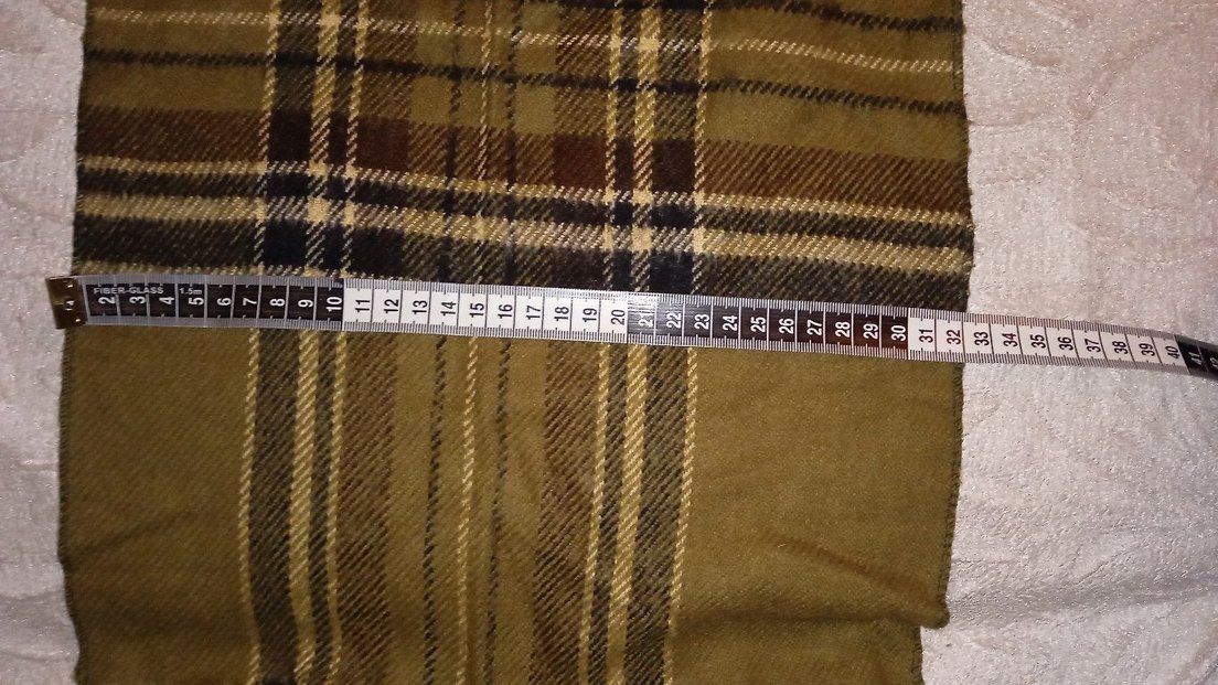 Kahverengi Kadın Yün Şal - Görsel 2