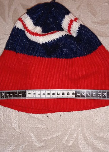 Çocuk Renkli Örgü Bere İki adet - Görsel 2