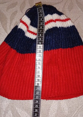 Çocuk Renkli Örgü Bere İki adet - Görsel 3