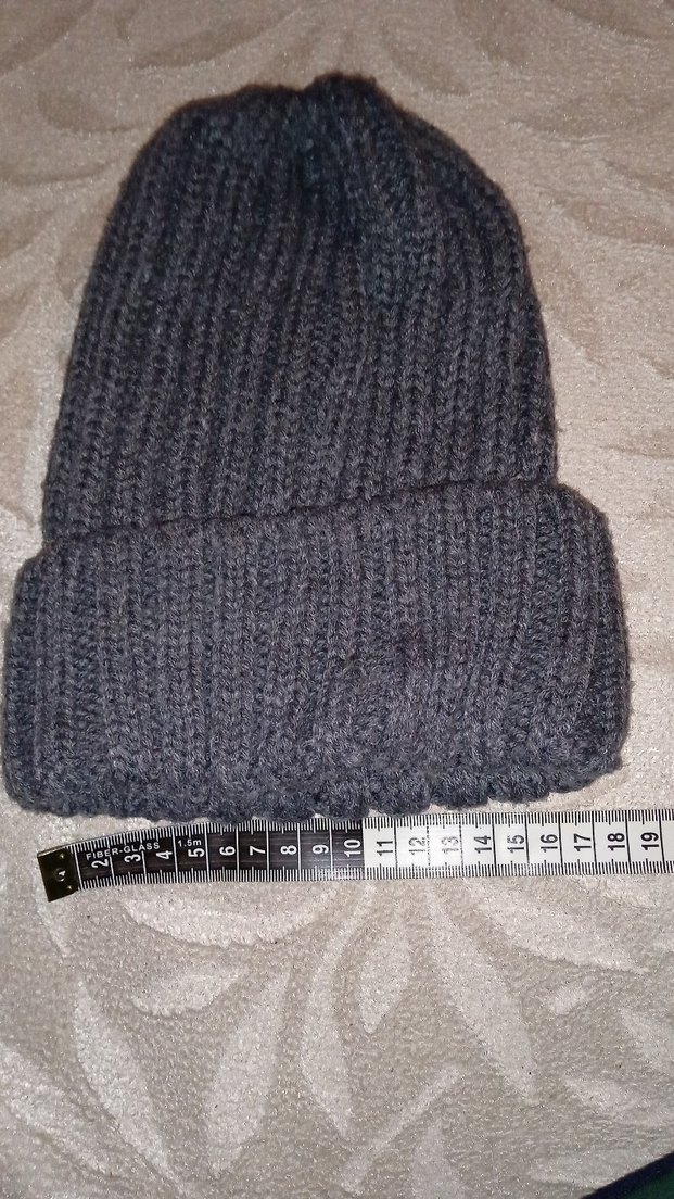 Gri Örgü Kadın Bere - Görsel 3