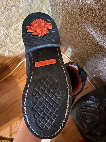 37 Beden siyah Renk Harley Davidson Çizme Siyah