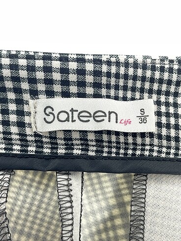 s Beden siyah Renk Saten Kumaş Pantolon %70 İndirimli.