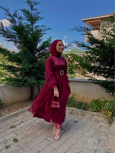 Bordo abiye