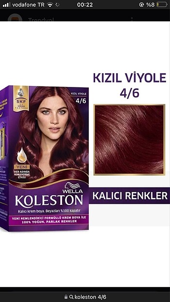 Koleston Tüp Boya 4.6 Kızıl viyole - Görsel 7