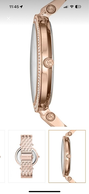  Beden Orijinal Rose Gold Michael Kors Saat