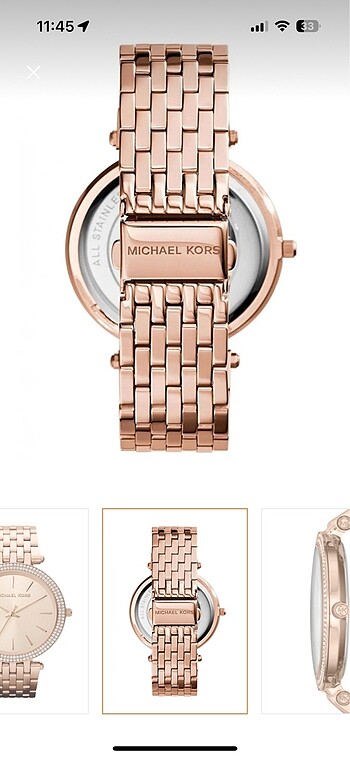 Michael Kors Orijinal Rose Gold Michael Kors Saat