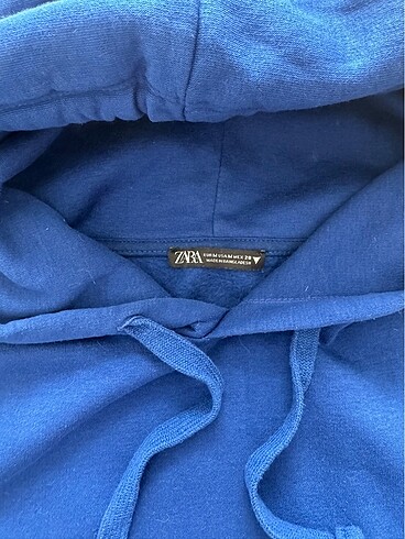 m Beden ZARA M BEDEN SAKS MAVİSİ SWEATSHIRT