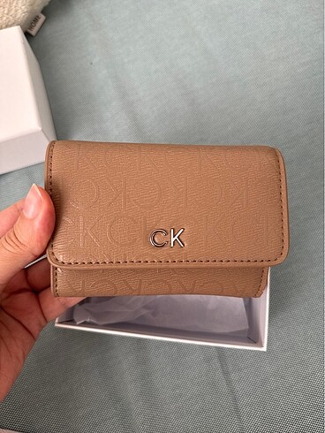 Calvin Klein Camel renk Orijinal Cüzdan