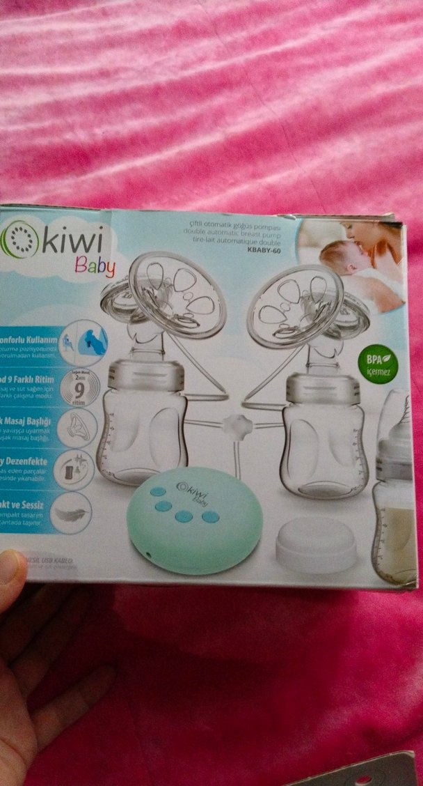 kiwi Beyaz Elektrikli Göğüs Pompası - Görsel 2