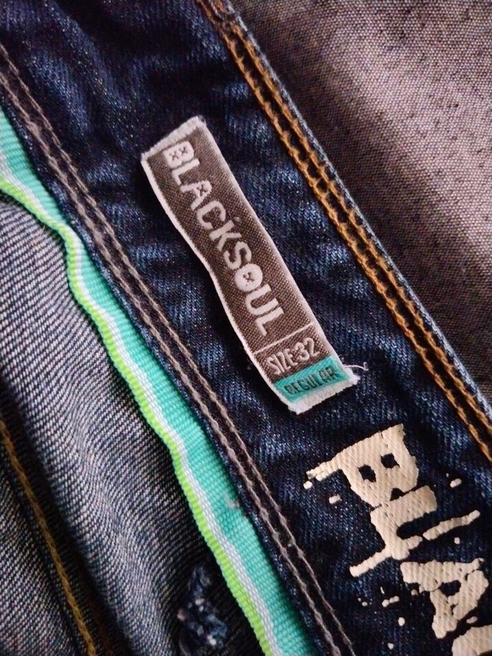 Erkek Lacivert Renkli Bol Kesim Kot Pantolon - Görsel 5