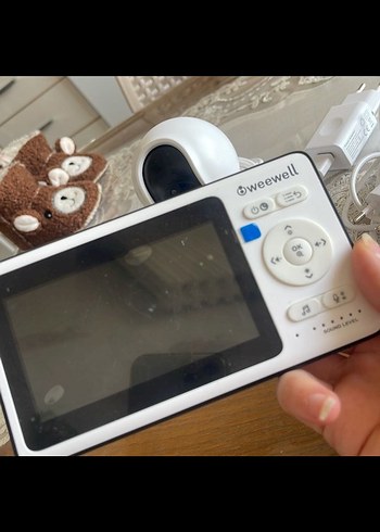 Beyaz Bebek Kamerası ve Monitörü