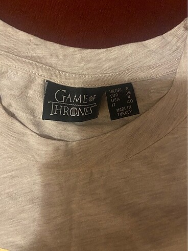 Diğer Game of thrones yaldızlı tshirt