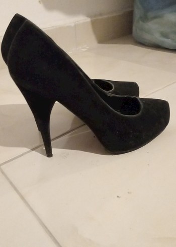 Canzone Siyah Stiletto Topuklu Kadın Ayakkabı